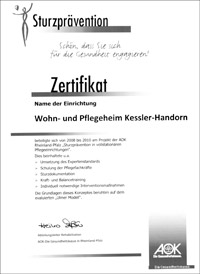 Strurzprävention